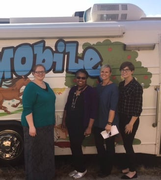 Kerry, Carolyn, Marla and Brittany delivered the books.jpg